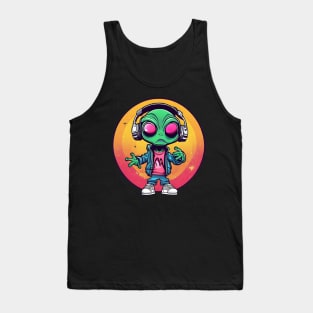 Alien hip hop Tank Top